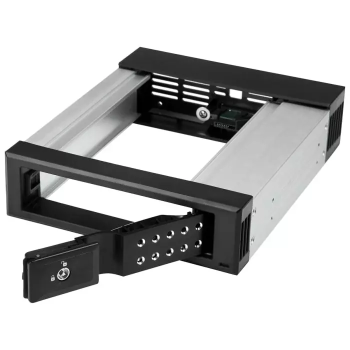 StarTech.com Port 3.5 in SATA/SAS Hard Drive Hot Swap Bay, HSB1SATSASBA