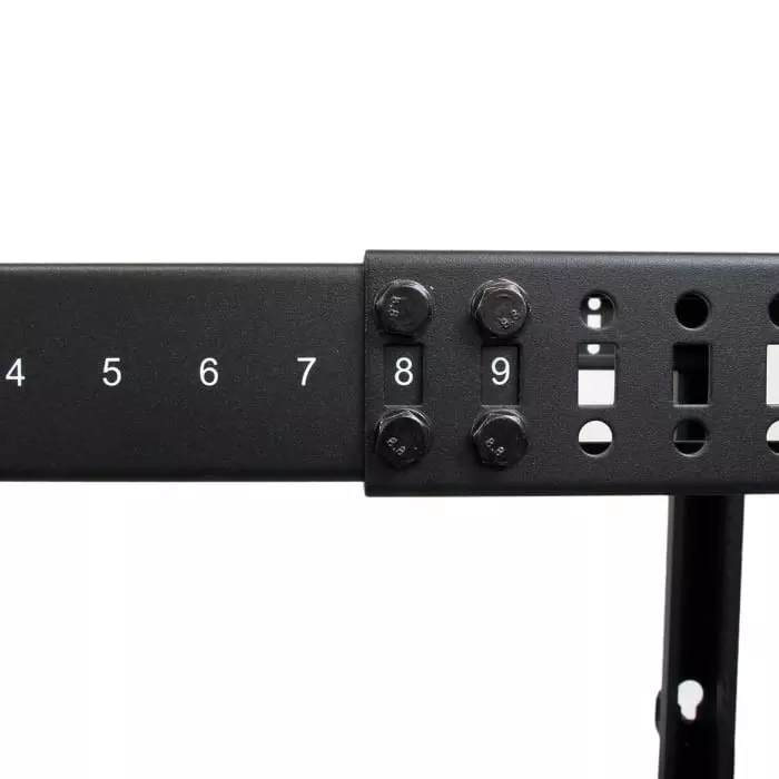 StarTech.com Black 12U Steel Server Rack with 4-Post Frame, 4POSTRACK12U