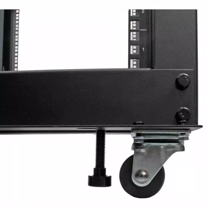 StarTech.com Black 12U Steel Server Rack with 4-Post Frame, 4POSTRACK12U