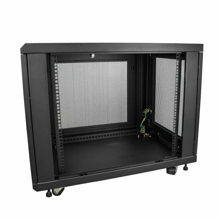 StarTech.com 12U-Rack Server Cabinet Medium 854 x 640 x 600mm, RK1233BKM