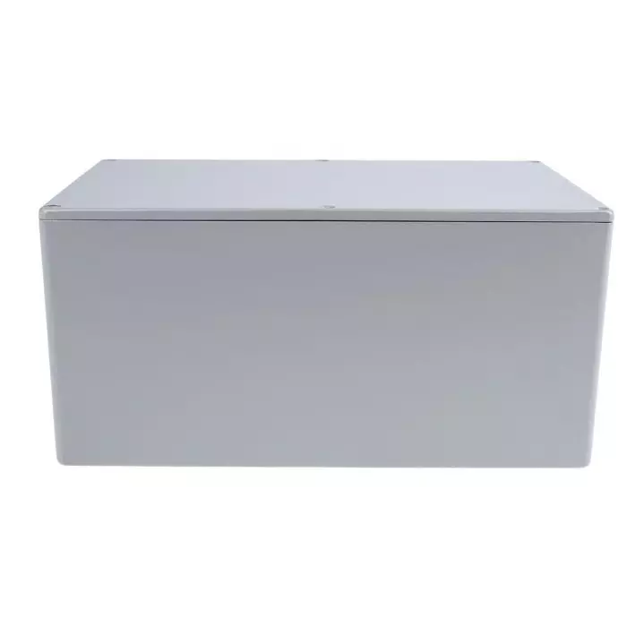RS PRO Grey Die Cast Aluminium Enclosure Grey Lid 222.2 x 146 x 106.5 mm