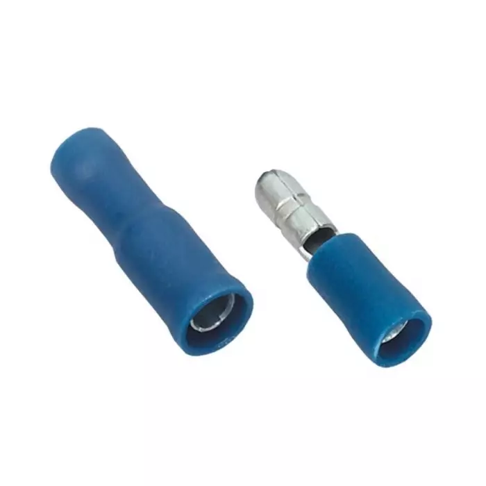 MECATRACTION Bullet Connector Male, C100SFMA4 (Pack of 100)