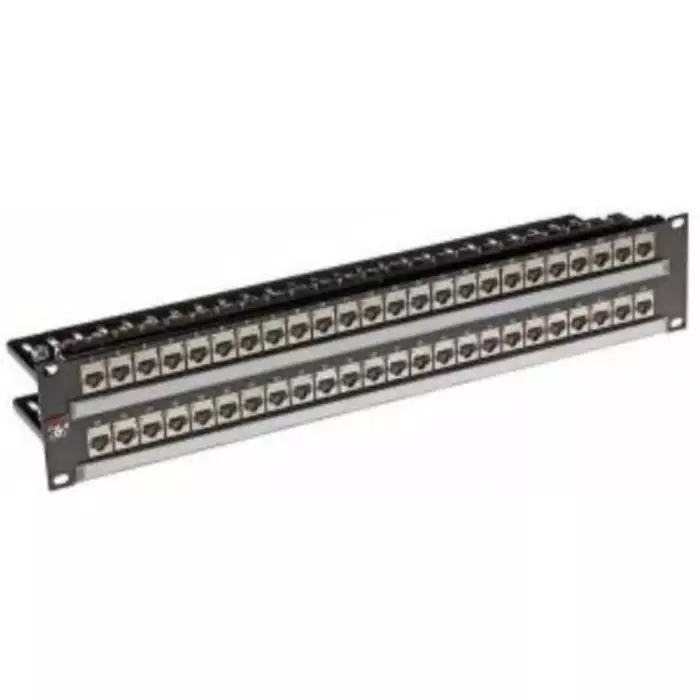 Molex Premise Networks PowerCat 6A Series Cat6a 48 Port RJ45 RJ Patch Panel FTP 2U, 182960002