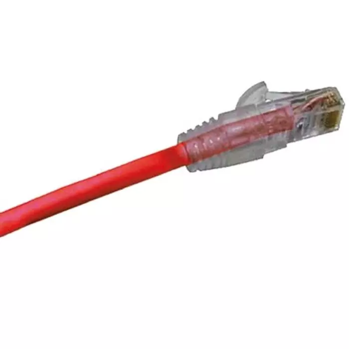 Decelect 0.5m Cat5 Red RJ45 to Male RJ45 Male F/UTP Shielded Terminated PVC Sheath, CR503B05CRG