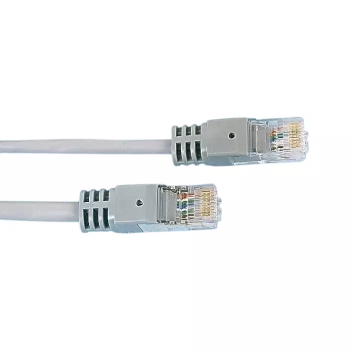 Decelect Ethernet Cable 2 m Cat5e Grey RJ45 to Male RJ45 Male U/UTP Unshielded Terminated PVC Sheath, CR503NB2