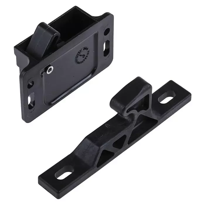 Southco Ball Catch ABS, PC, 48.3x28.2 mm, 40.6 mm Hole Pitch, C3-803 (Pack of 2)