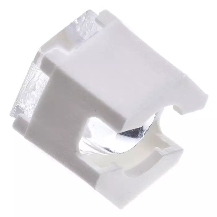 Polymer Optics Lens Assembly LED Lens & Holder, 14.9x12.9x11.35 mm, 17.55x15.2x11.37 mm Dimensions, 6° Viewing Angle, 120/127 (Pack of 2)
