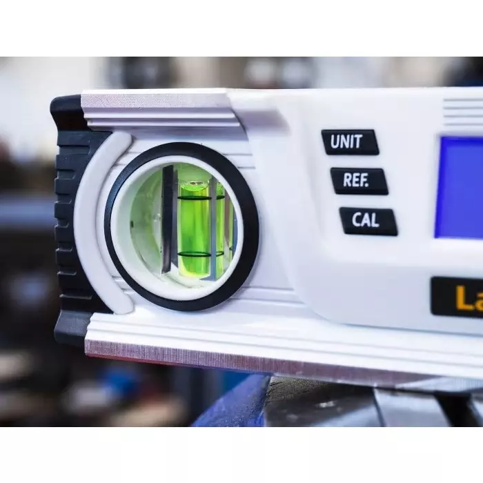 Laserliner 240 mm Magnetic LCD Inclinometer User Calibrated, 081.249A