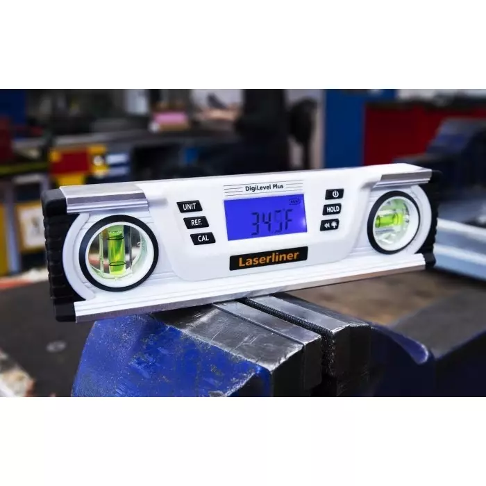 Laserliner 240 mm Magnetic LCD Inclinometer User Calibrated, 081.249A