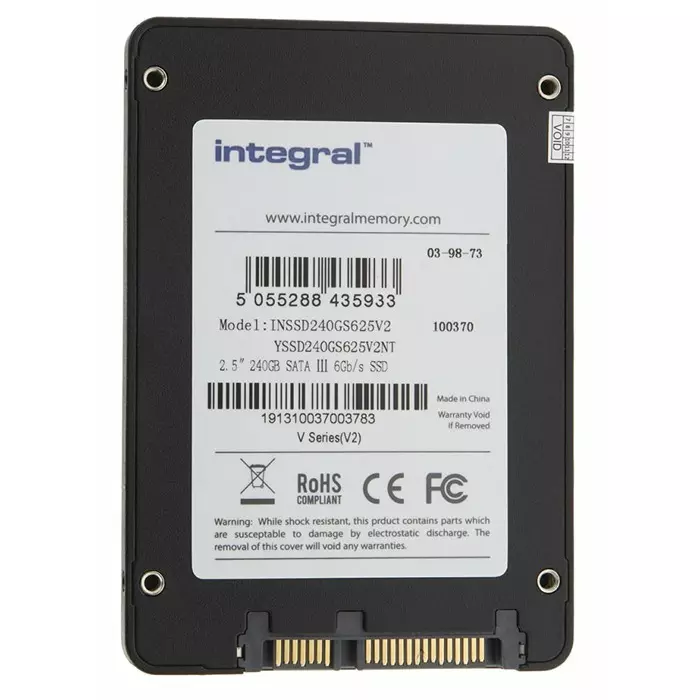 Integral Memory SSD 2.5 in 240 GB Internal SSD Drive, INSSD240GS625V2