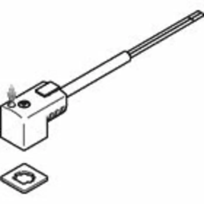 Festo KMEB Plug and Cable, KMEB-3-24-2.5-LED