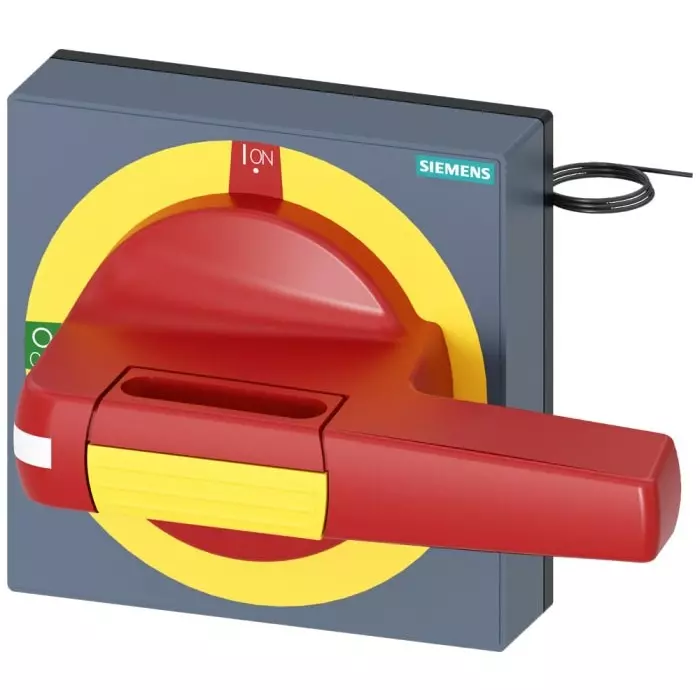 Siemens Red/Yellow Rotary Handle, SENTRON Series, 8UD1841-2CD05