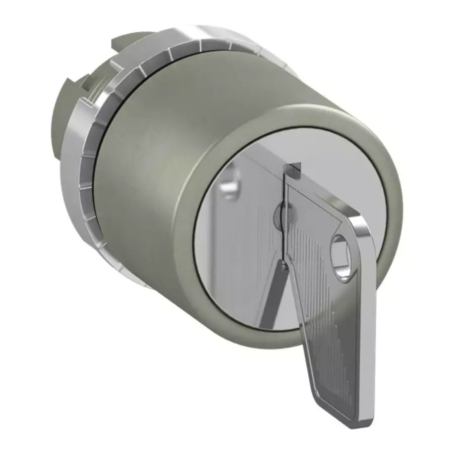 ABB 1SFA1 Series Black Maintained Push Button, 1SFA184433R9006 (Pack of 10)