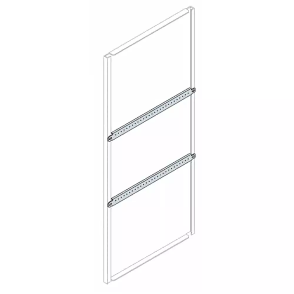 ABB IS2 Series Galvanised Steel Horizontal Profile, 40mm W, 1m L For Use With IS2 Enclosures for Automation, EA1003