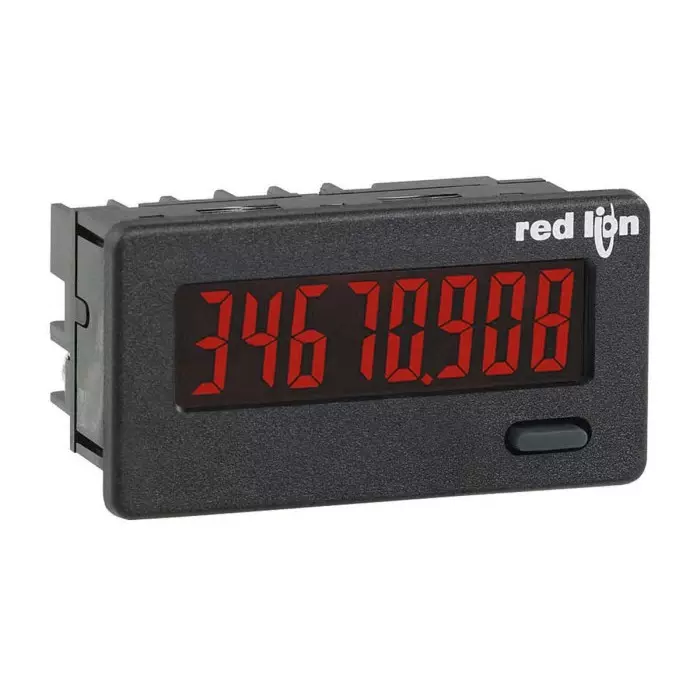 Red Lion CUB4L8 Counter, 8 Digit LCD, 9 - 28 V dc, CUB4L800