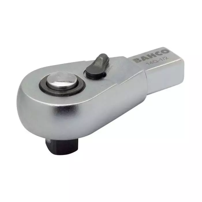Bahco Ratchet Wrench 1/2 inch Square Drive without Handle 86 mm Overall Length, 14Q-1/2