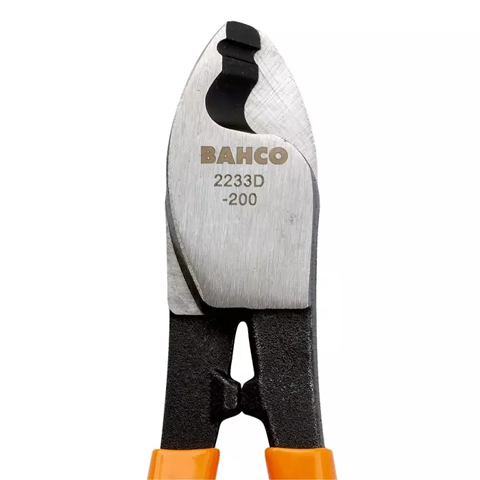 Bahco Cable Cutting/Stripping Pliers with PVC Coated Handles for Cu and Al Cables, 2233 D-200
