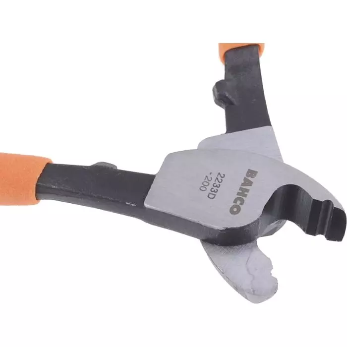Bahco Cable Cutting/Stripping Pliers with PVC Coated Handles for Cu and Al Cables, 2233 D-200