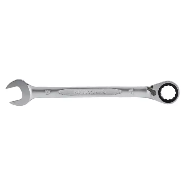 Bahco 1RM Series Ratchet Spanner 17 mm Metric Double Ended 226 mm Overall Length, 1RM-17