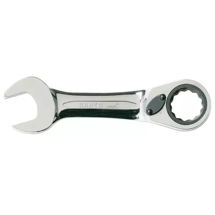 Bahco Ratchet Spanner 10 mm Metric Double Ended 95 mm Overall Length, 10RM-10