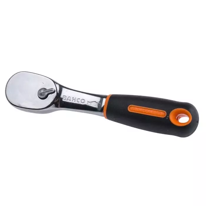 Bahco Ratchet Wrench 1/4 inch Square Drive with Handle 120 mm Overall Length, 6950