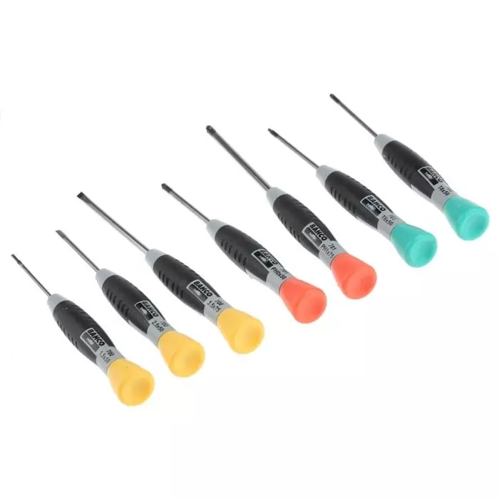 Bahco Phillips Slotted Torx Precision Screwdriver Set, 706-4 (Set of 7 Pcs)