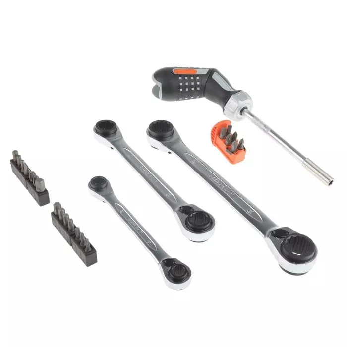 Bahco Driver Bit Set, 808050P-25 (Set of 25 Pcs)