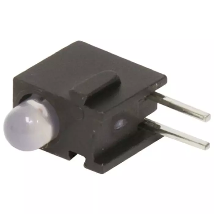 BIVAR Right Angle PCB LED Indicator Green & Red 2 LEDs Through Hole 2.6 V, H100CBC (Pack of 10 Pcs)