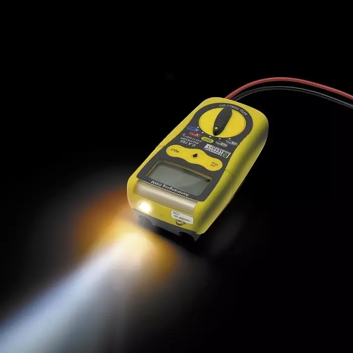 CHAUVIN ARNOUX Handheld Digital Multimeter 200 mA AC 200 m A DC 600 V AC - RS Calibrated, P01191740Z