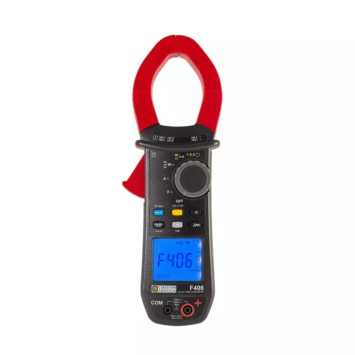 CHAUVIN ARNOUX Clamp Meter 1500A DCMax Current 1000 A AC CAT III 1500V, P01120946