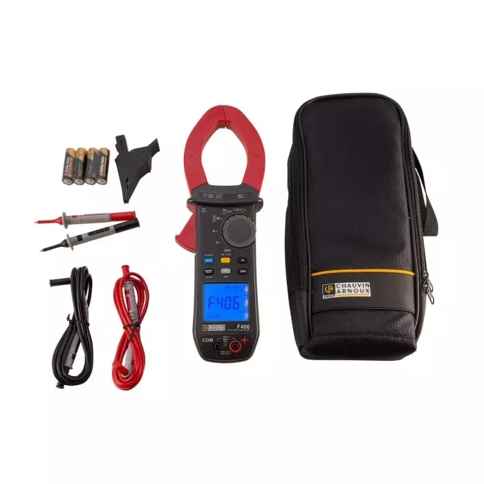 CHAUVIN ARNOUX Clamp Meter 1500A DCMax Current 1000 A AC CAT III 1500V, P01120946