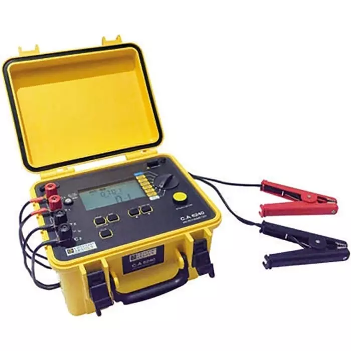 CHAUVIN ARNOUX Ohm Meter 399 Ω Max 1 μΩ Resolution 4 Wire - RS Calibrated, P01143200