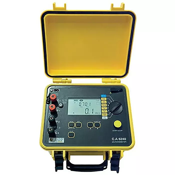 CHAUVIN ARNOUX Ohm Meter 399 Ω Max 1 μΩ Resolution 4 Wire - RS Calibrated, P01143200