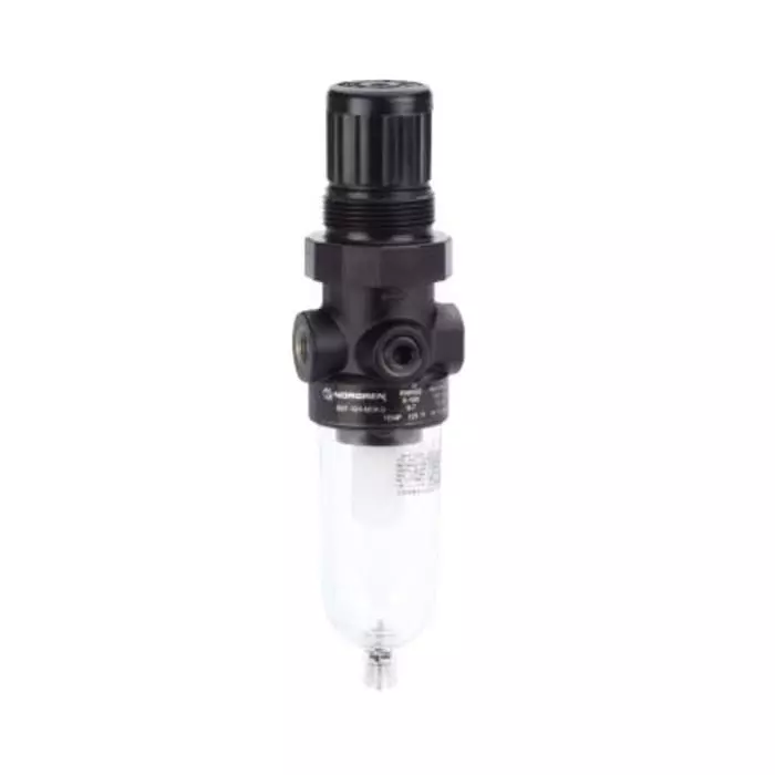 Norgren B07 Series Polycarbonate Filter Regulator 40 μm G 1/4 Manual 7  Bar, B07-201-M3KG