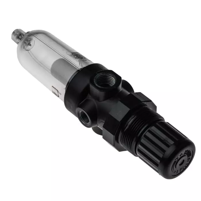 Norgren B07 Series Polycarbonate Filter Regulator 40 μm G 1/4 Manual 7  Bar, B07-201-M3KG