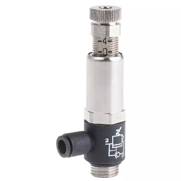 Legris 7300 Series Threaded Tube Regulator G 1/4 Male x 6 mm 1/4 inch, 7300 06 13