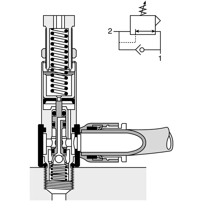 Legris 7300 Series Threaded Tube Regulator G 1/4 Male x 6 mm 1/4 inch, 7300 06 13