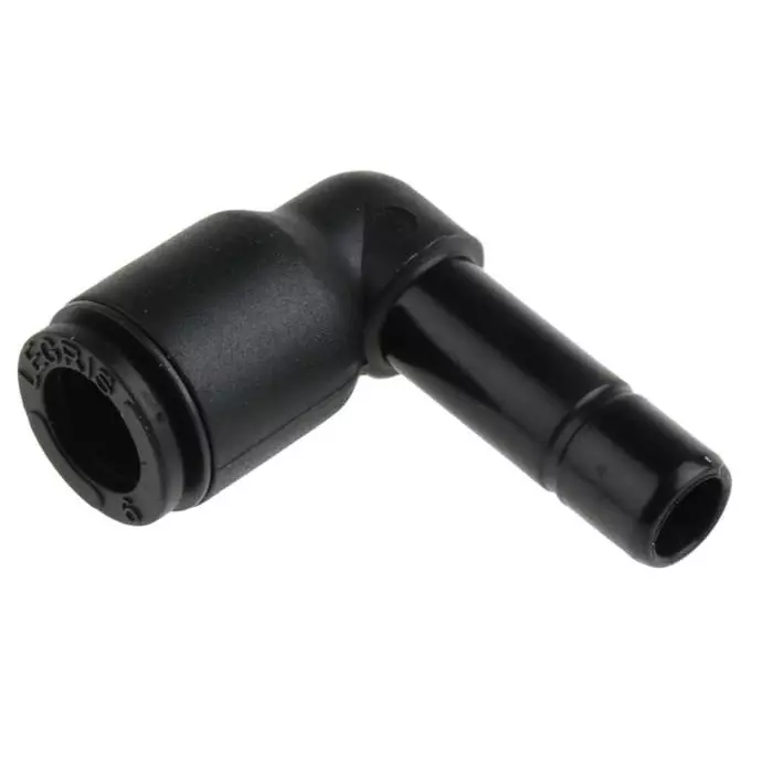 Legris LF3000 Series Elbow Tube-toTube Adaptor Push In 6 mm to Push In 6 mm Tube-to-Tube Connection Style, 3182 06 00 (Pack of 5 Pcs)
