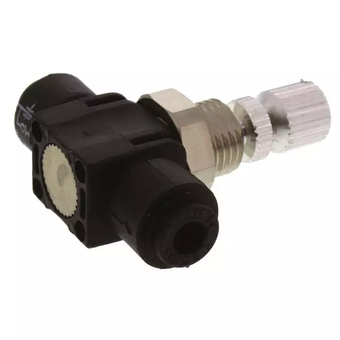 Legris 7776 Series Tube Flow Regulator 4 mm Tube Inlet Port x 4 mm Tube Outlet Port, 7776 04 00
