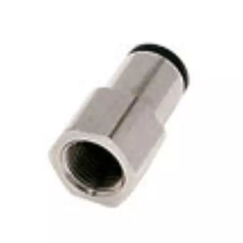 Legris LF3000 Series Pneumatic Fittings G 1/2 Female to Push In 12 mm Threaded-to-Tube Connection Style, 3114 12 21 (Pack of 10 Pcs)