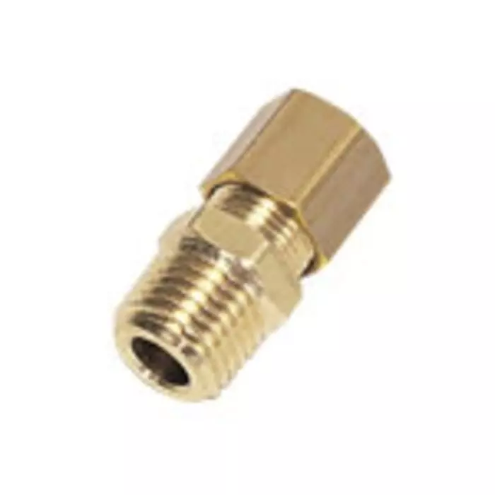 Legris LF3000 Series Straight Threaded Adaptor R 3/8 Male to Push In 14 mm Threaded-to-Tube Connection Style, 0105 14 17 (Pack of 2 Pcs)
