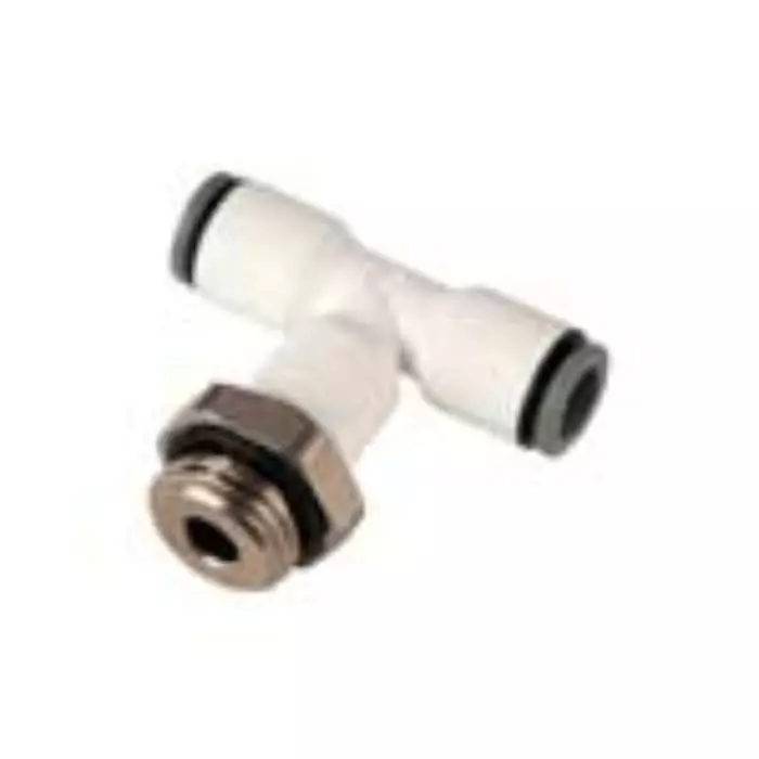 Legris LF6900 LIQUIfit Series Push-in Fitting Push In 6 mm to Push In 6 mm Threaded-to-Tube Connection Style, 6958 06 13 (Pack of 10 Pcs)