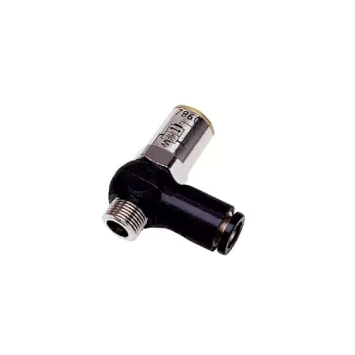Legris 7860 Series Threaded Flow Regulator G 1/4 Male Inlet Port x 10 mm Tube Outlet Port, 7860 10 13