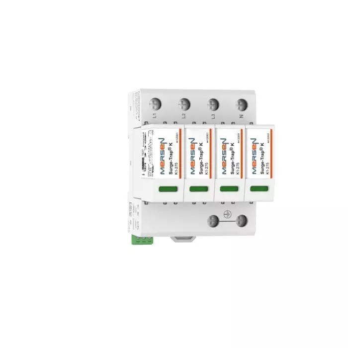 Mersen Surge Protector 50 kA 200 V DIN Rail Mount, 44120405