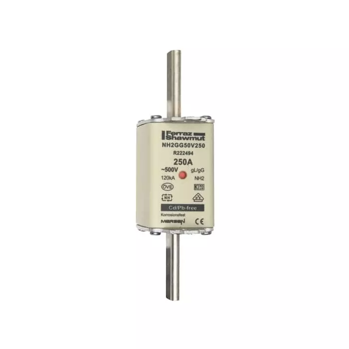 Mersen NH Fuse 250 A 500 V AC NH2, NH2GG50V250