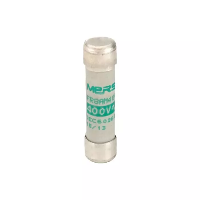 Mersen Slow-Blow Ceramic Cartridge Fuse 8 A 400 V AC 8.5x31.5 mm, FR8AM40V8 (Pack of 10 Pcs)
