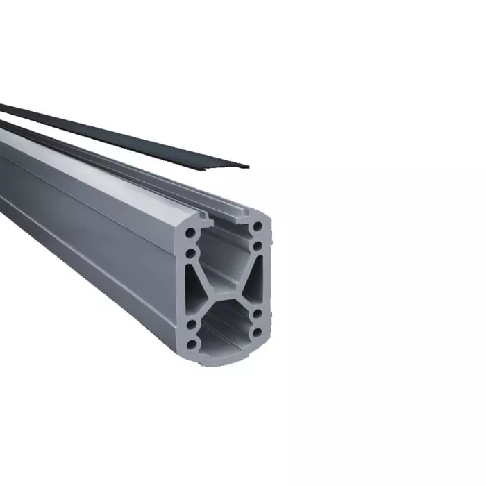 Rittal CP Series Aluminium Support Section 75mm W 120mm H 500mm L For Use With CP 120, 6212150