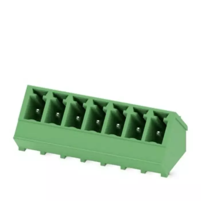 Phoenix Contact SMC Series Angled Wave Soldering PCB Header, 7 Contact(s), 3.81mm Pitch, 1 Row(s), Shrouded, 1827321 (Pack of 50)