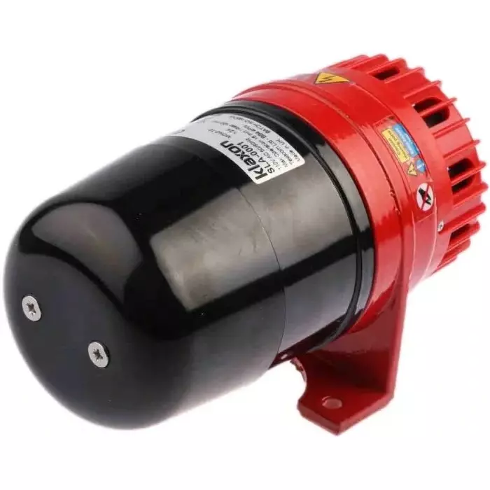 Klaxon Mono 72 Series Siren, 110 V AC, 120dB at 1 m, AC, SLA-0001