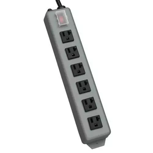 TRIPP LITE Power Outlet Strips 6 Outlet 15 A Current Rating 120 VAC Voltage Rating, UL620-15